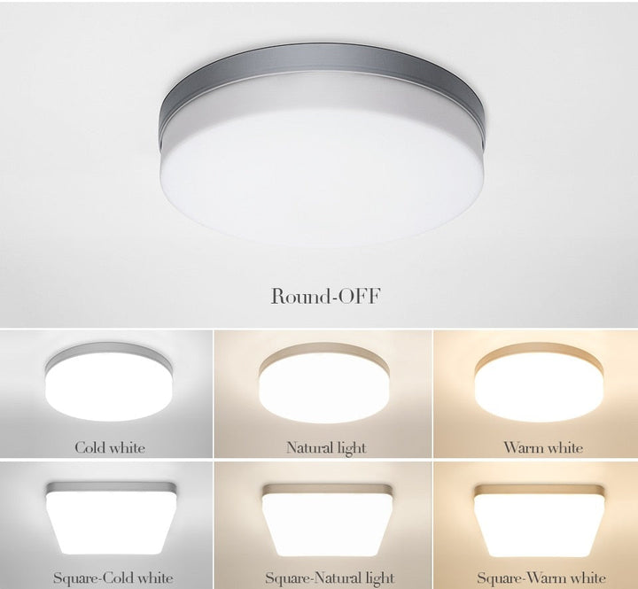 Natural Room Sleek LED Ceiling Light | Kalsten