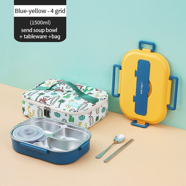 Kalsten | Stainless Steel Multi Compartment Kids Lunch Box