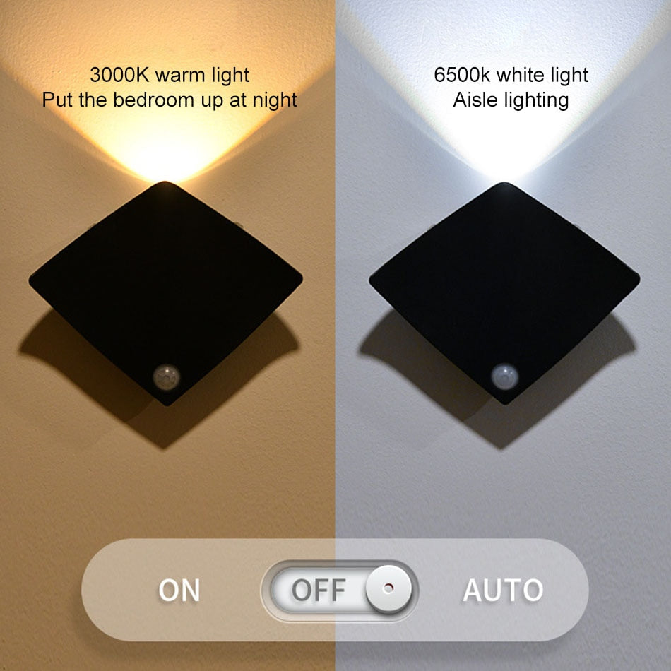 Motion Sensor Wireless Indoor Wall Lamp | Kalsten