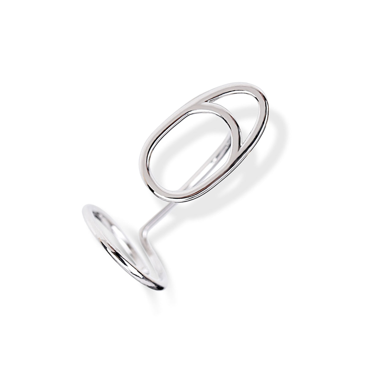 BowLift | Sleek Line Gothic Metal Thin Nail Rings
