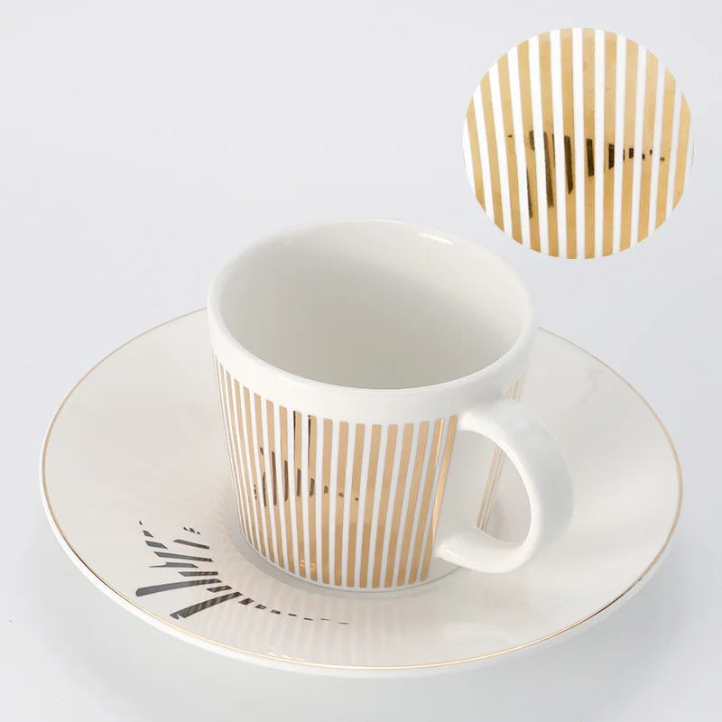BowLift | Creative dynamic SLR cup Leopard anamorphic zebra cup Luycho coffee tea cup set with coaster 90ml-225ml