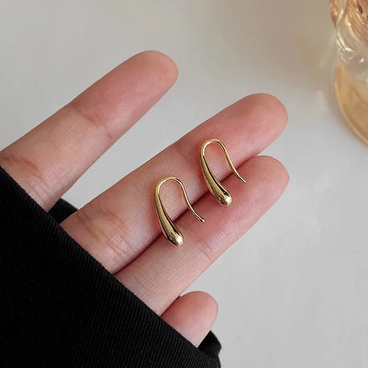 Kalsten | S925 Dainty Droplet Hook Earrings