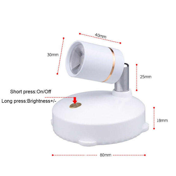 Smart LED Remote Control Rechargeable Spotlight | Kalsten