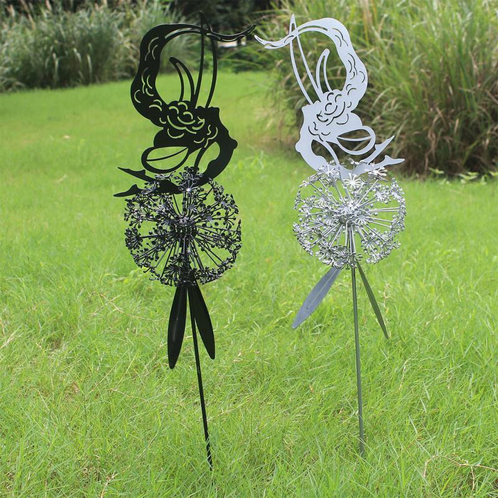 Kalsten | Fairies and Dandelions Dancing Together Sculpture for Outdoor Garden