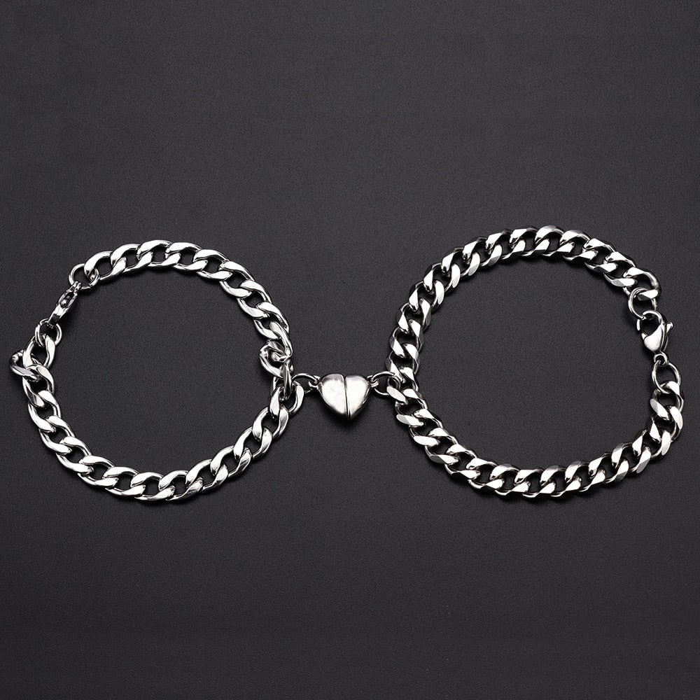 Kalsten | Heart-Shaped Magnet Couples Bracelet