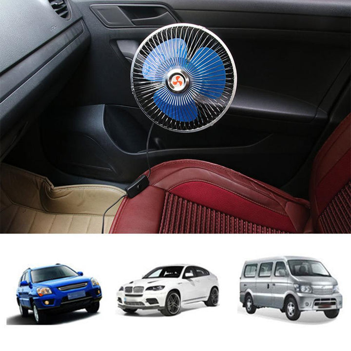 Mini Adjustable Cooling Car Clip Fan | Kalsten