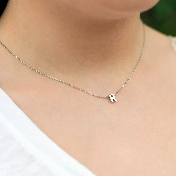 Kalsten | Dainty Minimal Letter Initial Necklace
