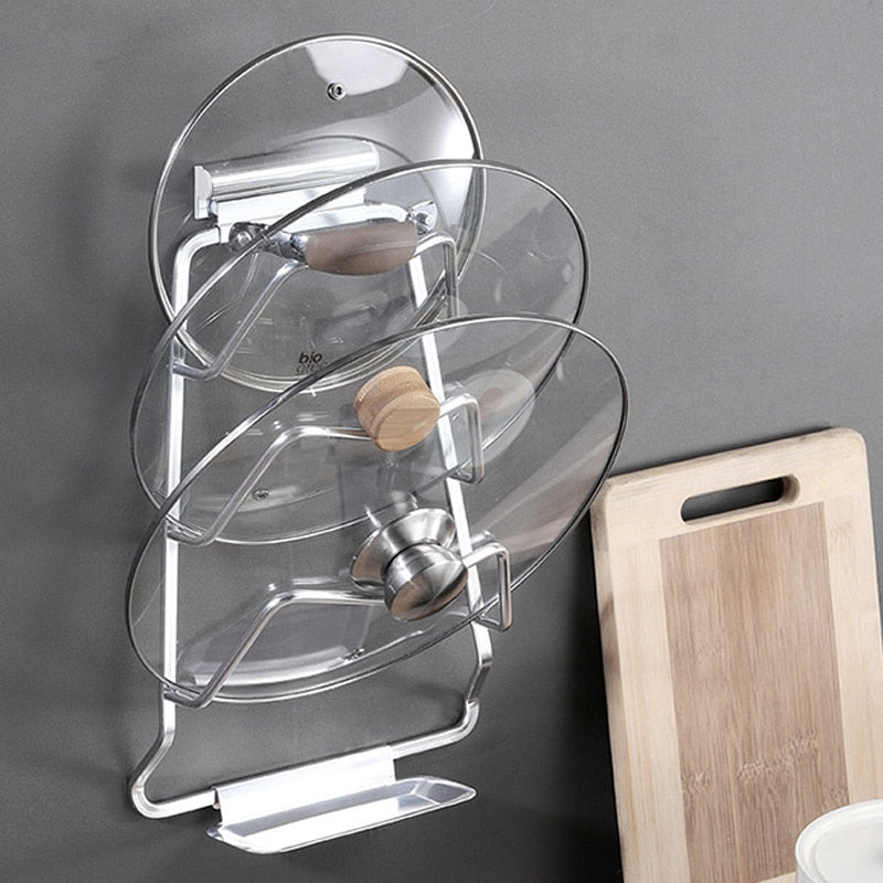 Kalsten | Wall-Mounted Extreme Pot Lid Holder Rack