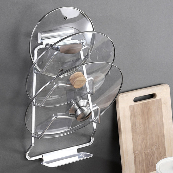 Kalsten | Wall-Mounted Extreme Pot Lid Holder Rack