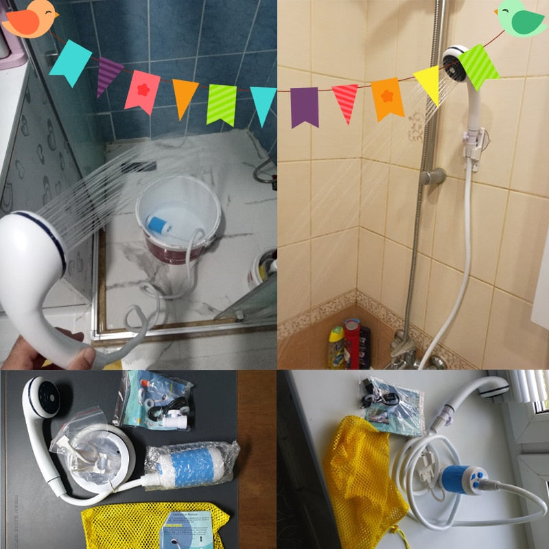 Portable Electric Outdoor Camping Shower Set | Kalsten