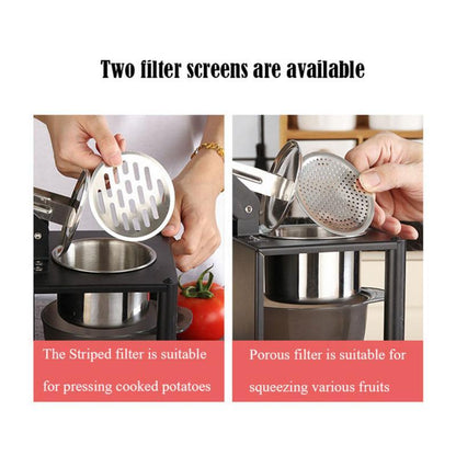 BowLift | Fresh Squeeze Stainless Steel Manual Juicer