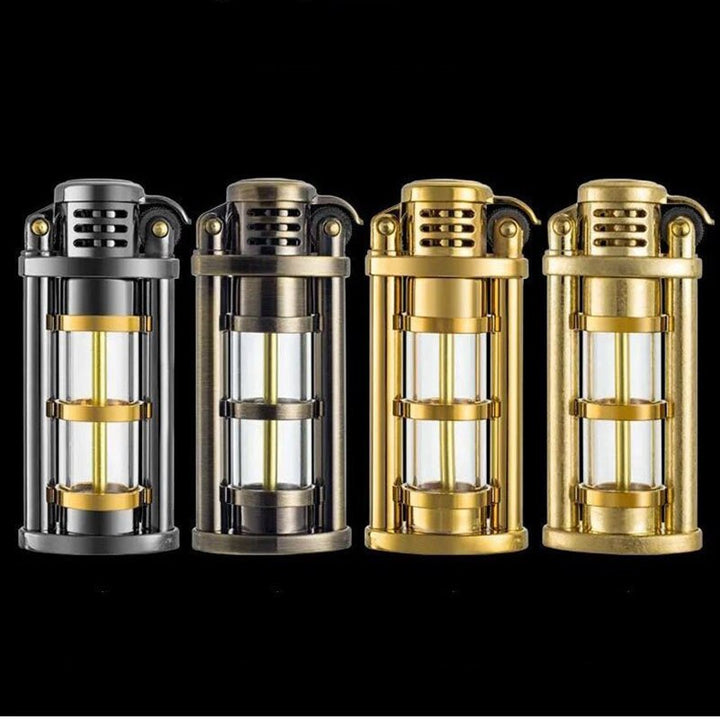 Transparent Windproof Metal Kerosene Flame Fusion Lighter | Kalsten