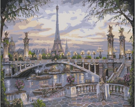 City portrait (Paint by number) Kalsten
