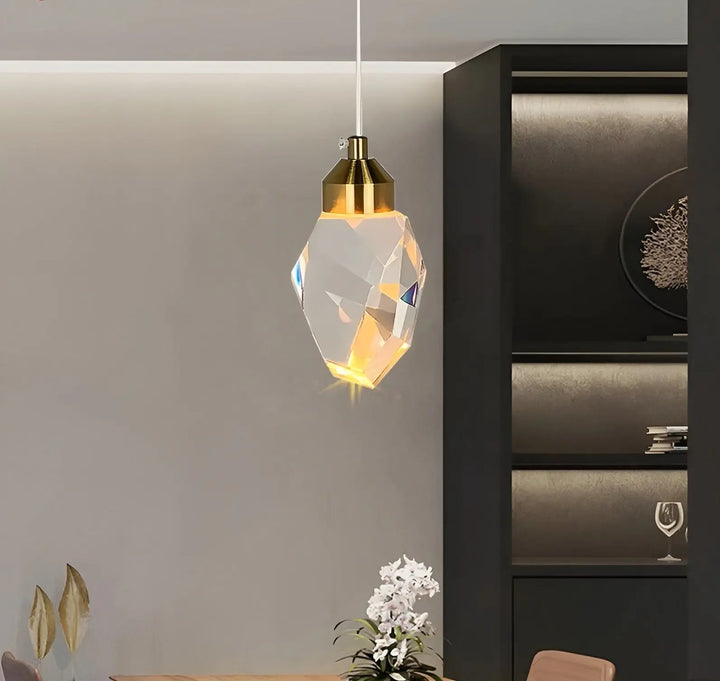 Luxurious Crystal Chandelier with LED Lighting - CrystalElegance Kalsten