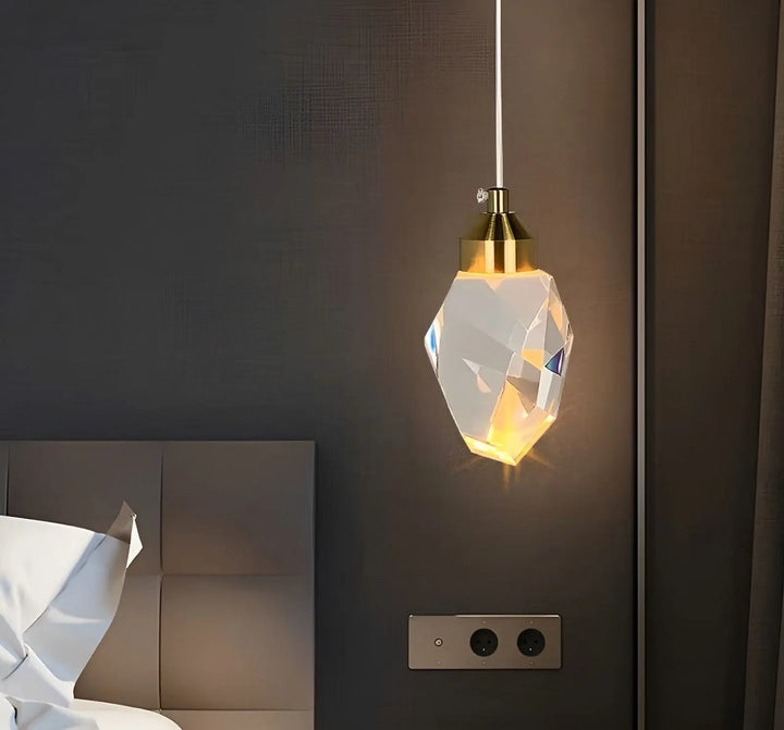 Luxurious Crystal Chandelier with LED Lighting - CrystalElegance Kalsten