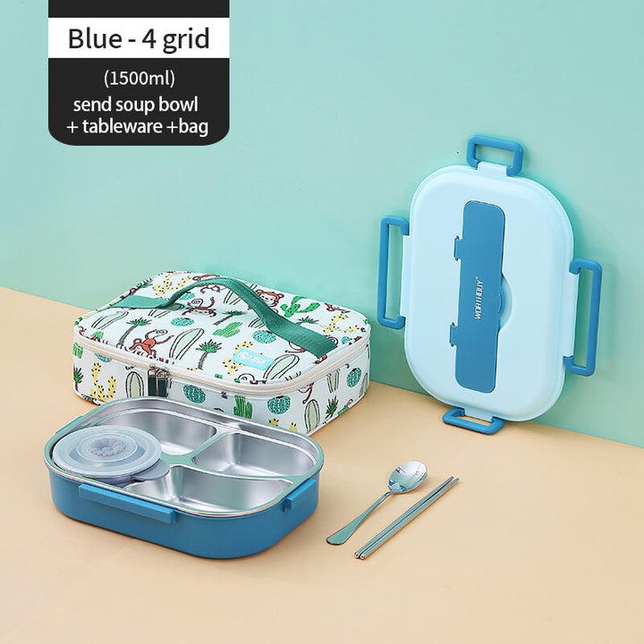 Kalsten | Stainless Steel Multi Compartment Kids Lunch Box
