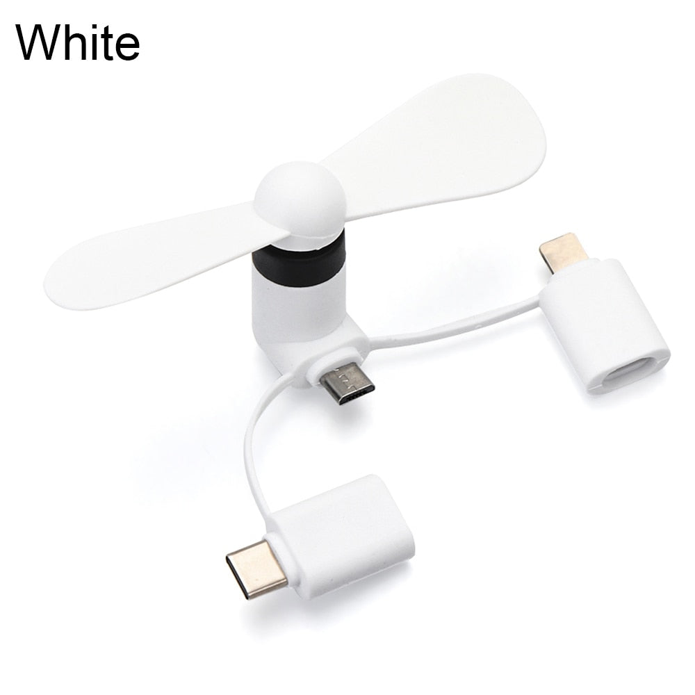 Portable Mini Phone USB Fan - Image 2