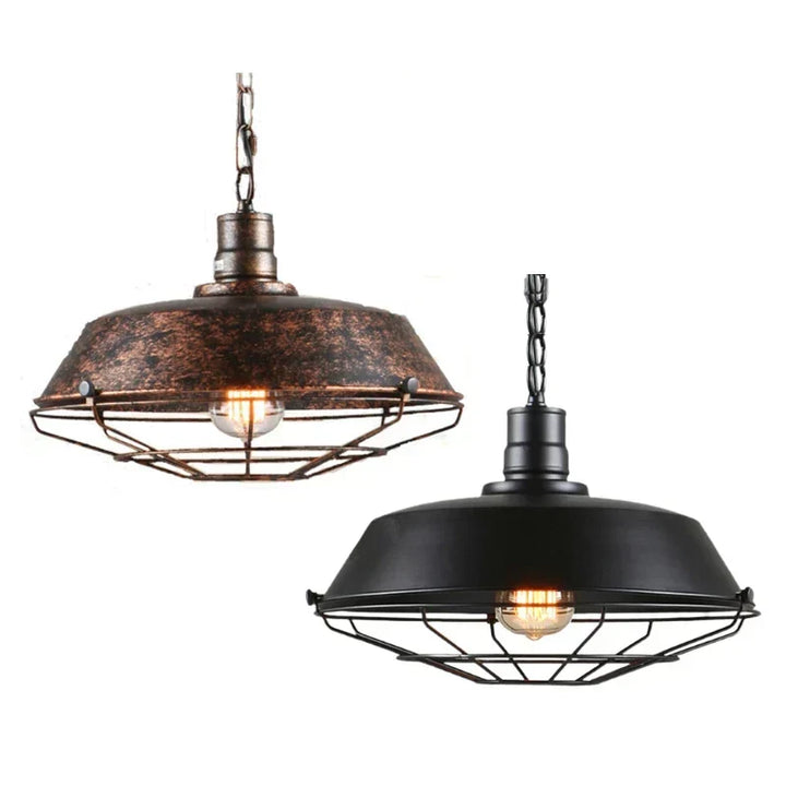 Kalsten | Vintage Loft Pendant Light: Industrial Retro Iron Ceiling Light Chandelier for Living Room, Restaurant, Bar, Kitchen