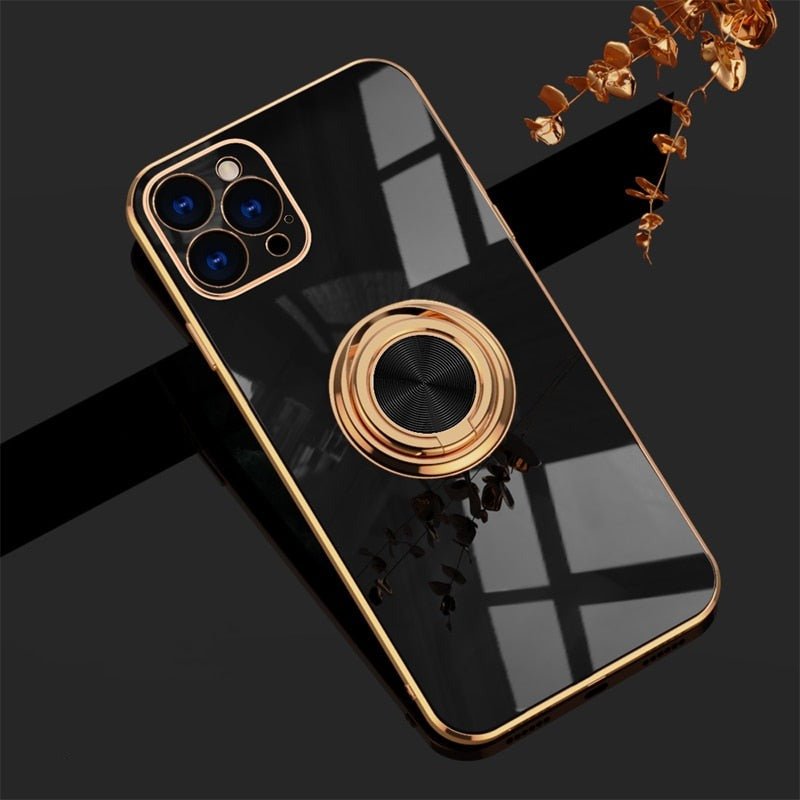 Kalsten | iPhone Case with Metal Stand Ring