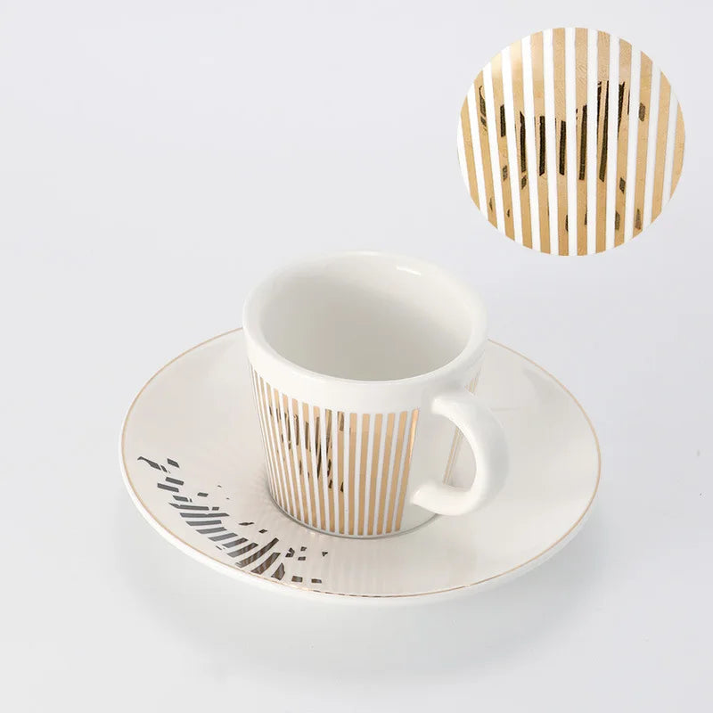 BowLift | Creative dynamic SLR cup Leopard anamorphic zebra cup Luycho coffee tea cup set with coaster 90ml-225ml