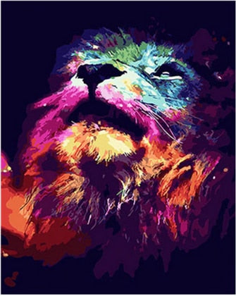 Animal portrait (Painting by numbers) Kalsten
