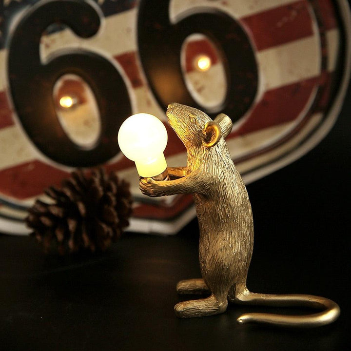 Mouse-Shaped Table Lamp