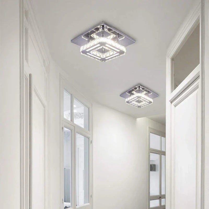 Ceiling Lamp Lights - Decorative LED Lamps For Room Chandelier Crystal Chandeliers - Home Kitchen Bedroom Living Modern Dining Hallway | Kalsten