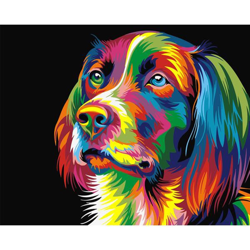Animal portrait (Painting by numbers) Kalsten