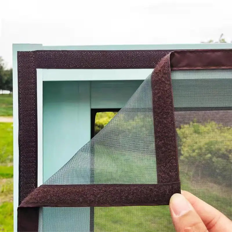 Adjustable invisible washable window net against mosquitoes | Brehn