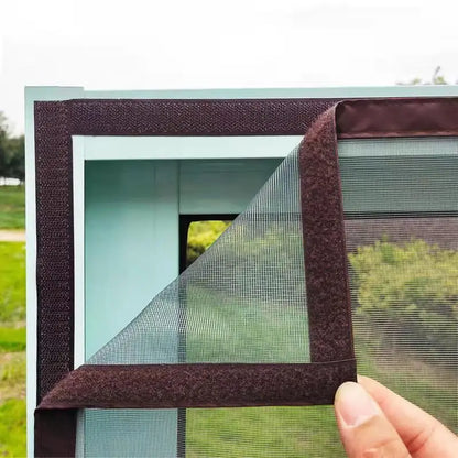 Adjustable invisible washable window net against mosquitoes | Brehn