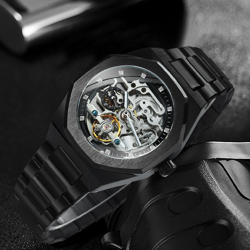 Kalsten | Royale Skeleton Mechanical Men Watch