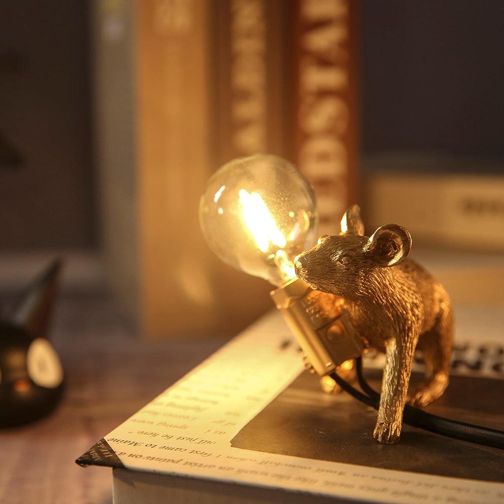 Mouse-Shaped Table Lamp