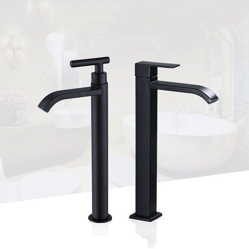 Matte Black Single-Handle Sink Faucet Kalsten