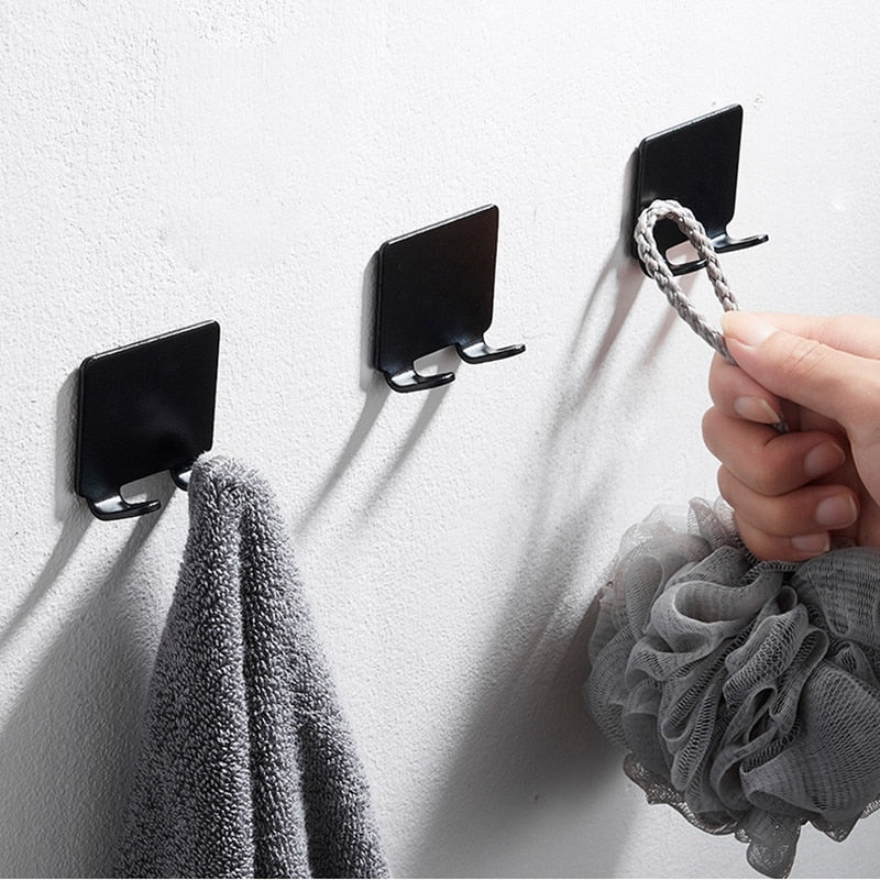 BowLift | Punch-free Razor Holder Storage Hook (1/2/3 Pieces) - Wall Mounted Men's Razor Shelf for the Bathroom