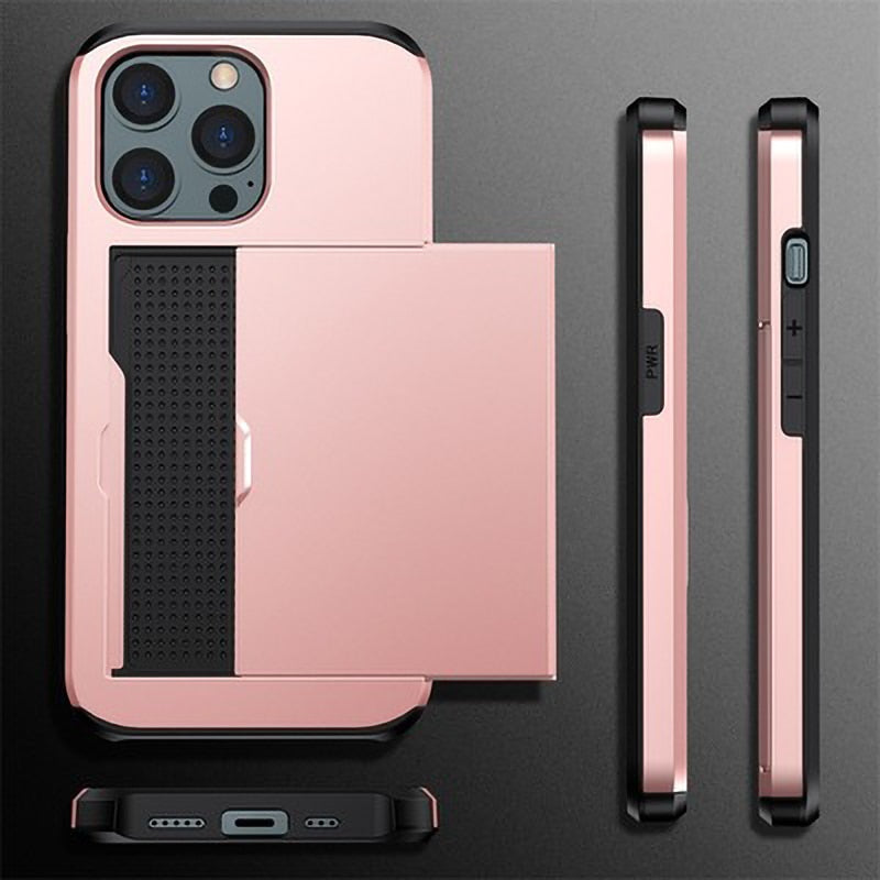 Kalsten | Business Armor Slide Wallet iPhone Case