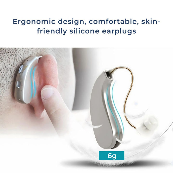 HearingPlus Rechargeable Digital Hearing Aid | for Clear Sound Amplification - Comfortable - Adapted for Daily Use Kalsten