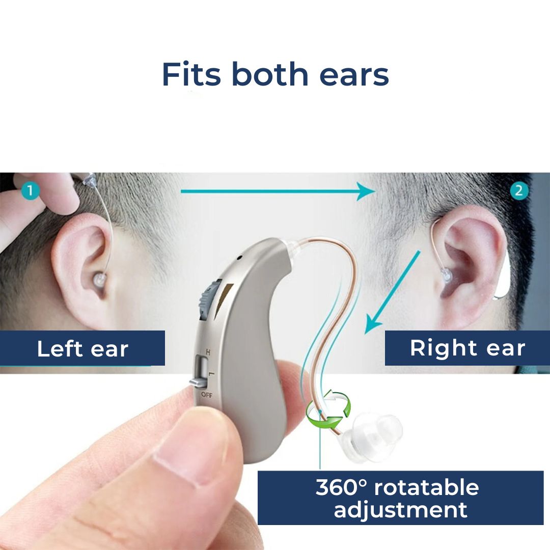 HearingPlus Rechargeable Digital Hearing Aid | for Clear Sound Amplification - Comfortable - Adapted for Daily Use Kalsten