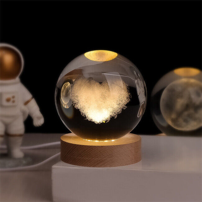 3D Crystal Ball LED Night Light Kalsten