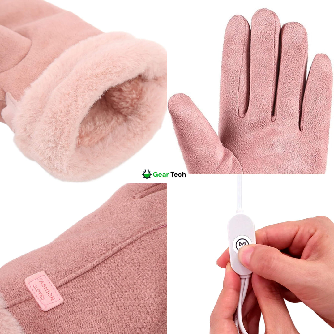 Women’s Heated Waterproof Gloves – USB