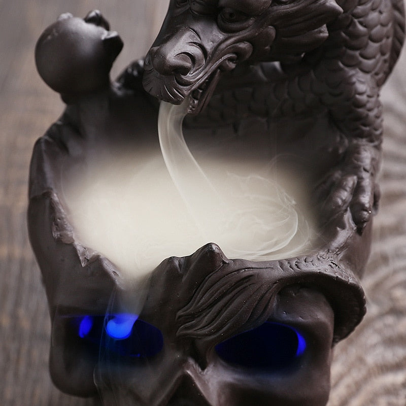 Dragon Skull LED Incense Burner | Kalsten