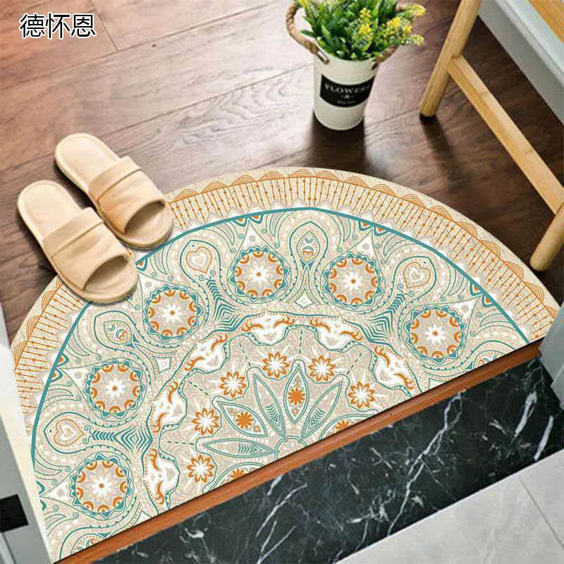 Kalsten | Bohemian non-slip semicircular doormat