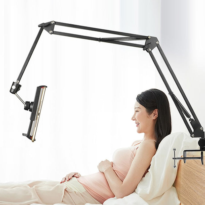 Kalsten | Long Arm Heavy-Duty Desk Mount Tablet Holder