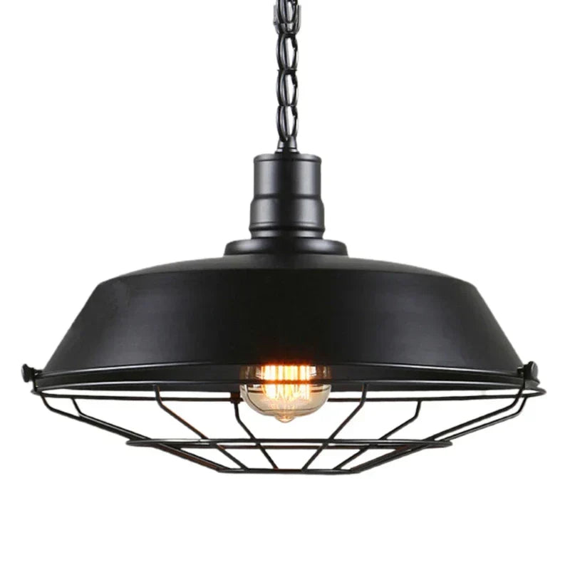 Kalsten | Vintage Loft Pendant Light: Industrial Retro Iron Ceiling Light Chandelier for Living Room, Restaurant, Bar, Kitchen