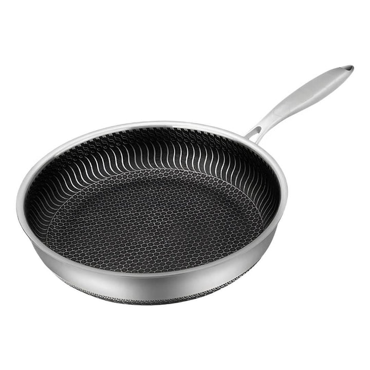 Kalsten | Stainless Steel Pan with Non-Stick & Hexa-Design