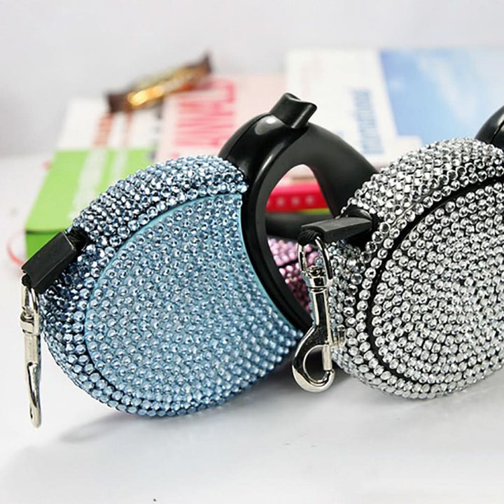Kalsten | Luxury Retractable Leash with Rhinestones for Small Dogs & Cats