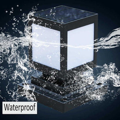 Skanto | Square Solar LED Garden Lamp – Decorative Outdoor Lighting for Paths and Patios