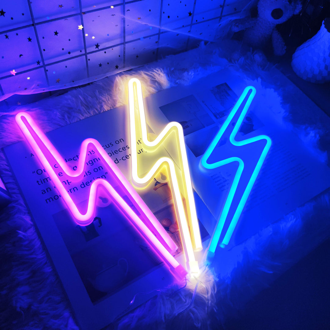 Led Lightning Neon Sign Wall Decor | Kalsten