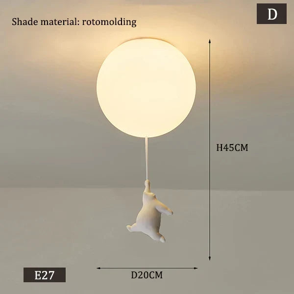 Hanging Bears Balloons Lamp | Kalsten