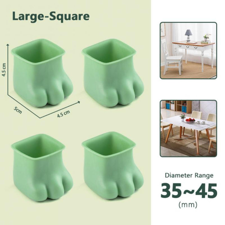 Kalsten | 4Pcs Non-Slip Cat Paw Furniture Leg Cover