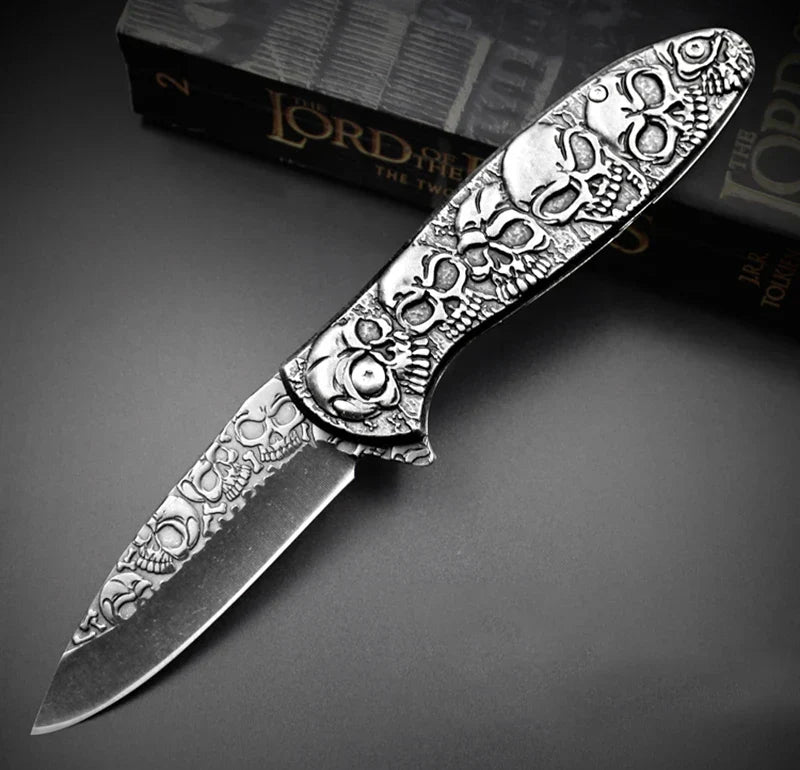 Tactical Nigh Skull Foldable Pocket Knife | Kalsten